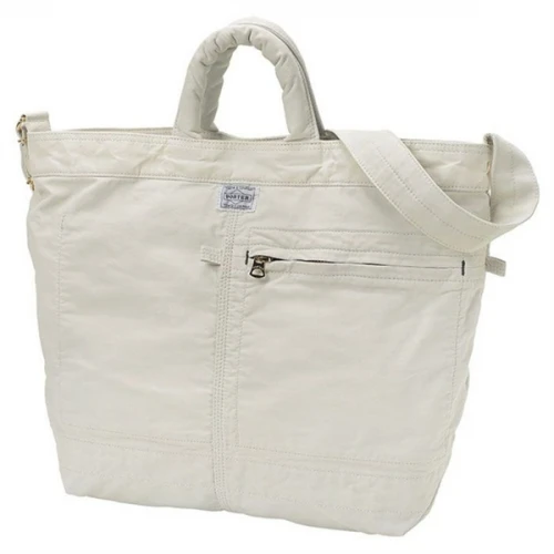 PORTER Mile 2way Tote Bag WHITE