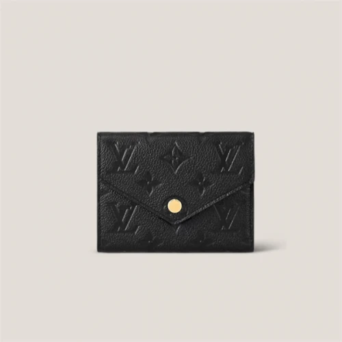 LOUIS VUITTON Victorine Wallet BLACK