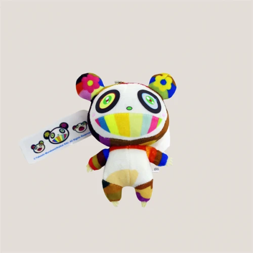 TAKASHI MURAKAMI Mini Panda Plush Keychain Multi