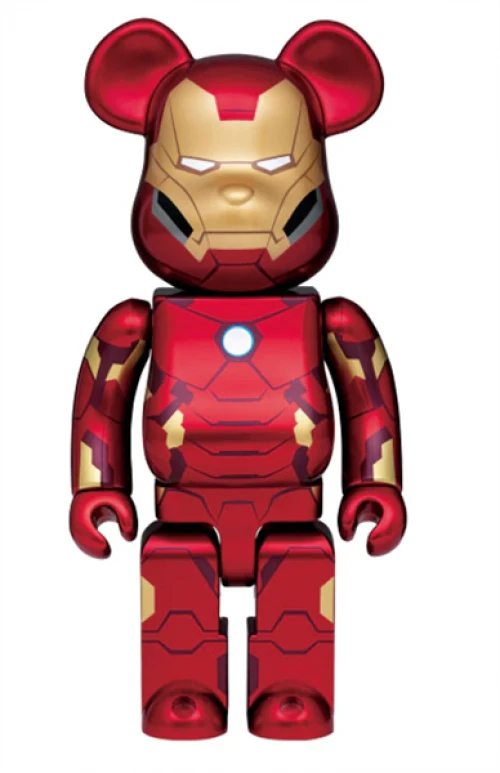 BEARBRICK X IRONMAN HAPPY LOTTERY (2021 VERSION) 400% RED