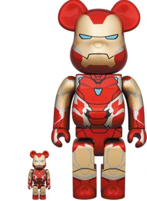 BEARBRICK X MARVEL IRON MAN MARK 85 100% & 400% SET