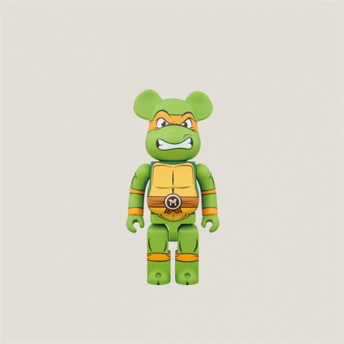 BEARBRICK x TEENAGE MUTANT NINJA TURTLES MICHELANGELO