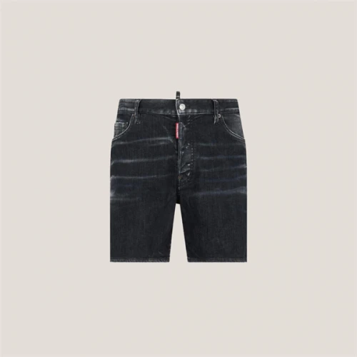 DSQUARED2 Black Clean Wash Marine Shorts