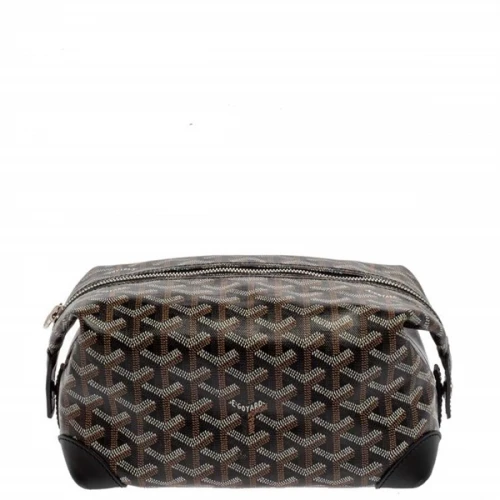 GOYARD Trousse de Toilette Bowling 25 cm Bag BLACK