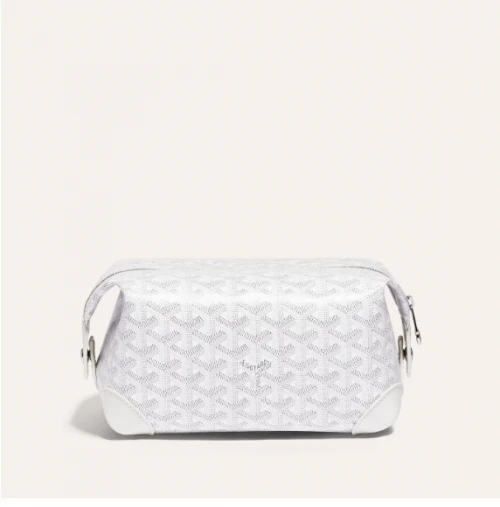 GOYARD Trousse de Toilette Bowling 25 cm WHITE