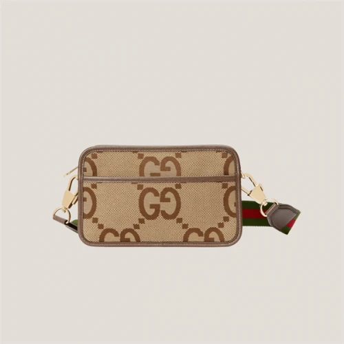 GUCCI Jumbo GG Mini Bag CAMEL