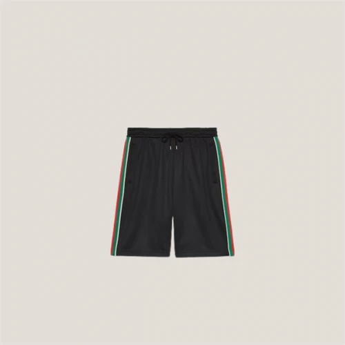 GUCCI Techinal Jersey Shorts BLACK