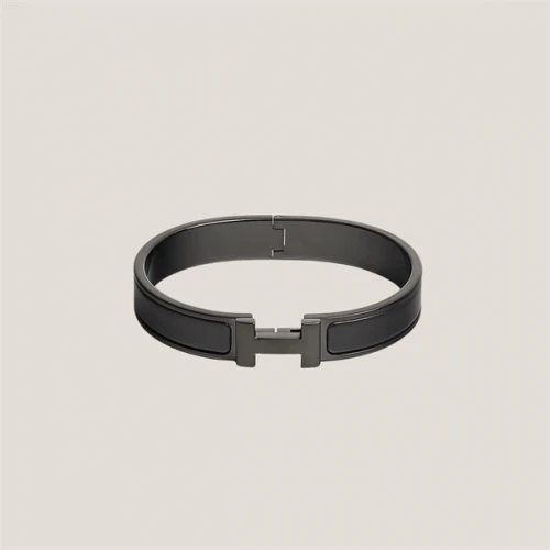 HERMES Bracelet Clic HH So Black Noir Mat