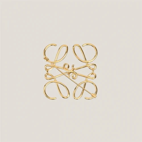 LOEWE Anagram Pin GOLD