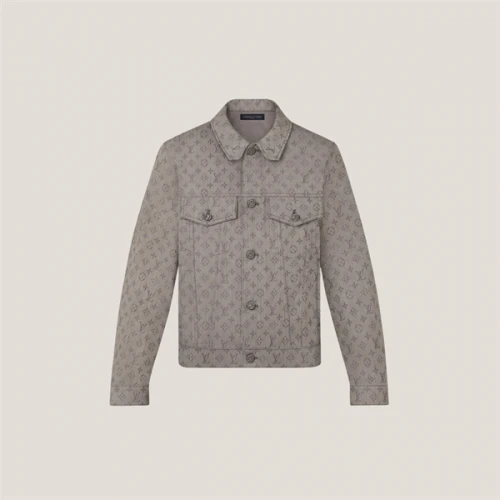 LOUIS VUITTON Monogram Denim Jacket GREY