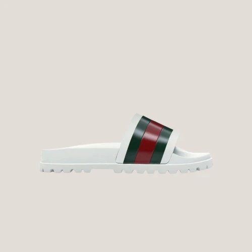 #SBY Gucci Slide Sandals White - đế cao trắng