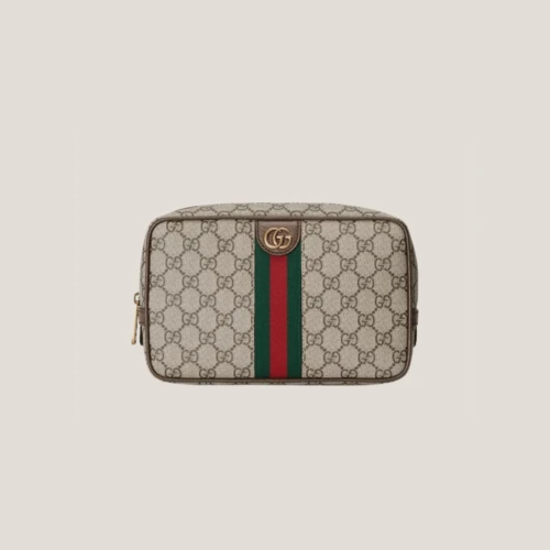 GUCCI Savoy Toiletry Case With Web Bag